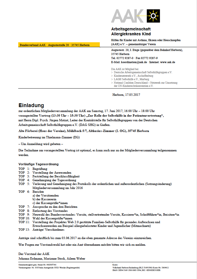 Titel Einladung Mitgliederversammlung 2017 06 30