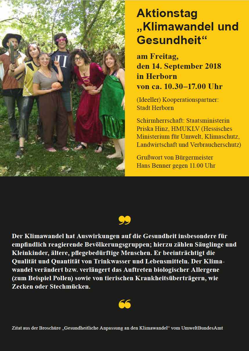 Titelseite Handzettel Herborn