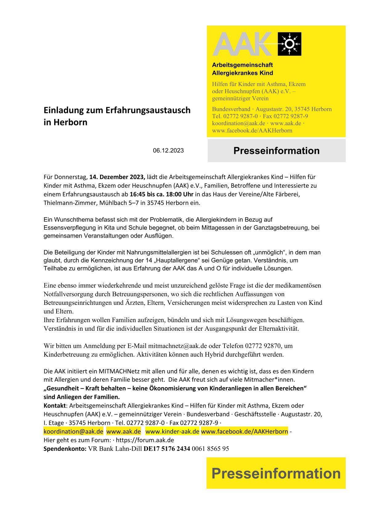 20231130 Einladung Erfahrungsaustausch